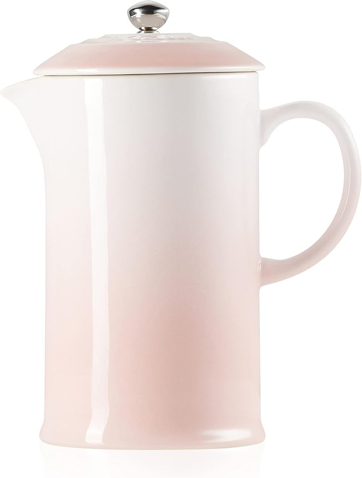 Le Creuset Kaffeebereiter aus Steinzeug, 1 L, Shell Pink, 60706087770003 Garnet, Garnet
