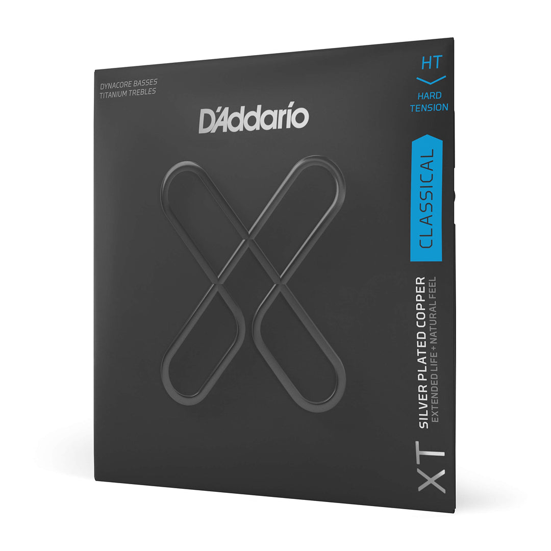 D'Addario XTC46TT, XT Classical Dynacore Titanium Saite, Starke Spannung Hard Tension Titanium, Hard