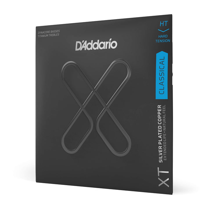 D'Addario XTC46TT, XT Classical Dynacore Titanium Saite, Starke Spannung Hard Tension Titanium, Hard