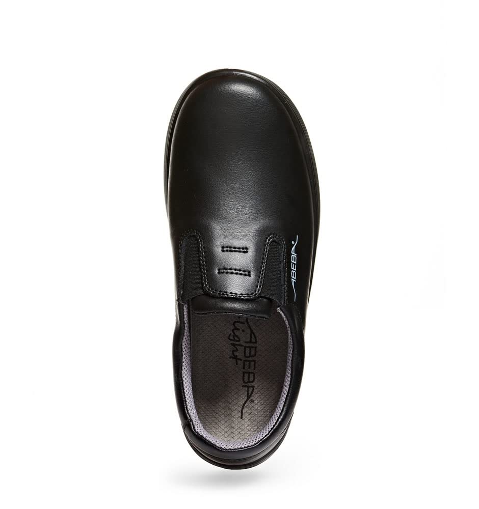 Abeba Halbschuh 711137 - X-Light Glattleder schwarz, 42 EU, 42 EU