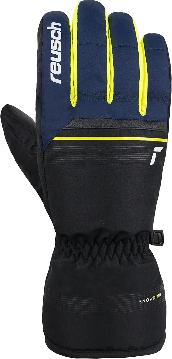Reusch Herren Snow King Garantiert Winddichte und Extra Atmungsaktive Skihandschuhe Softshellhandsch
