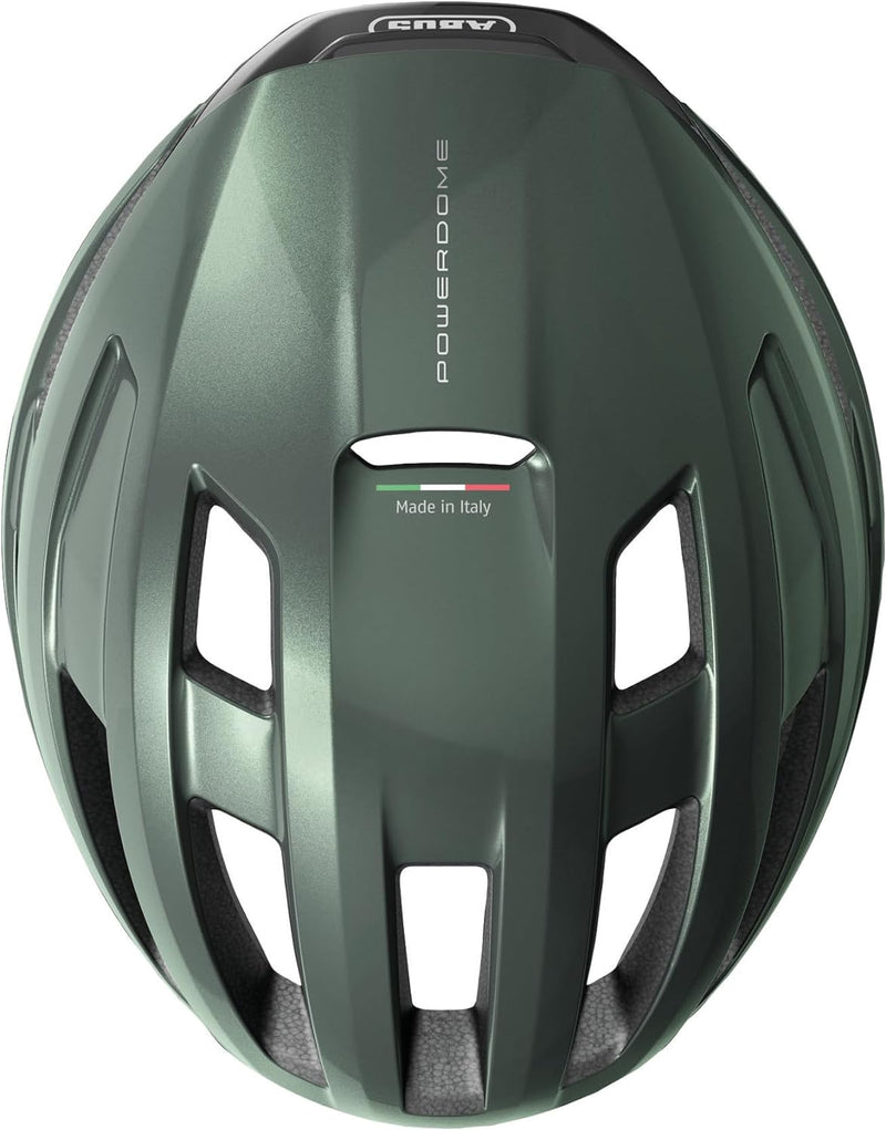 ABUS Rennradhelm PowerDome ACE - mit ABUS Race Cap - leichter Fahrradhelm mit cleverem Belüftungssys