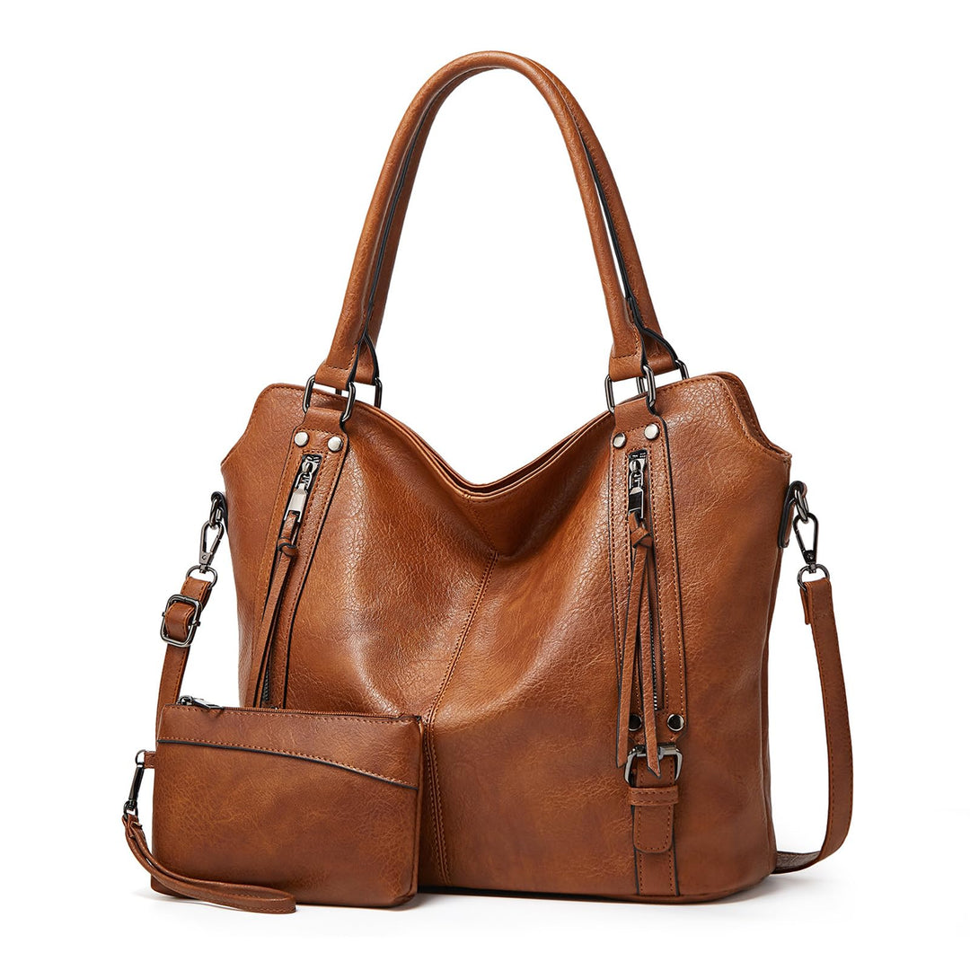 TAN.TOMI Handtasche Damen,Handtaschen Set,Umhängetasche Gross Schultertasche Frau Elegant Henkeltasc