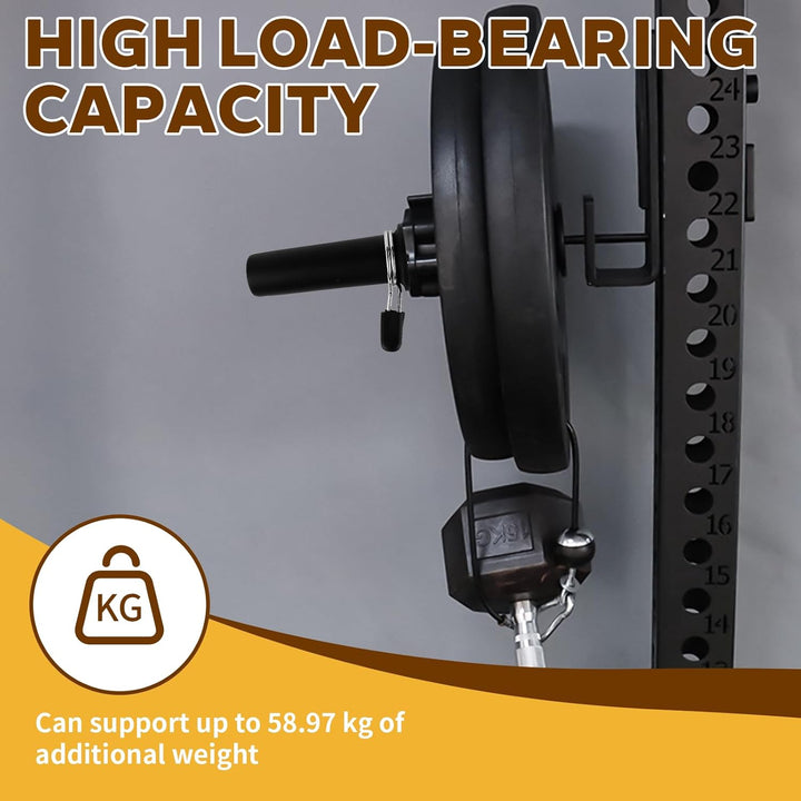 Gym Pin Extender mit 1 x Spring Clip, Gympin Weight Stack, Gym Pin für Zusatzgewicht, Durchmesser 8
