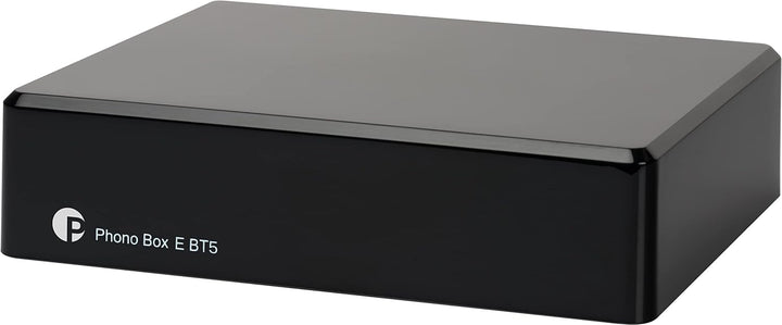 Pro-Ject Phono Box E BT 5, Kabelloses BT5-Streaming mit aptX HD für Phono und Line Quellen, Schwarz
