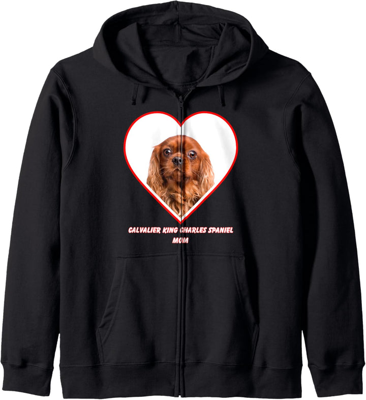 Cavalier King Charles Brown Spaniel Dog Mom Kapuzenjacke