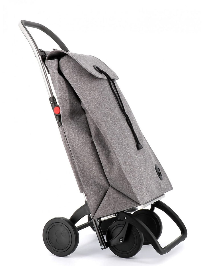 Klappbarer Einkaufstrolley Rolser I-Max Tweed 4 Räder - Grau 4 Räder Zusammenklappbar Grau, 4 Räder