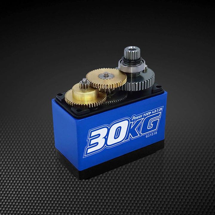 LW-30MG 30kg wasserdicht Kupfer/Aluminium Getriebe Teil-Metallgehäuse doppelt kugelgelagert Digital
