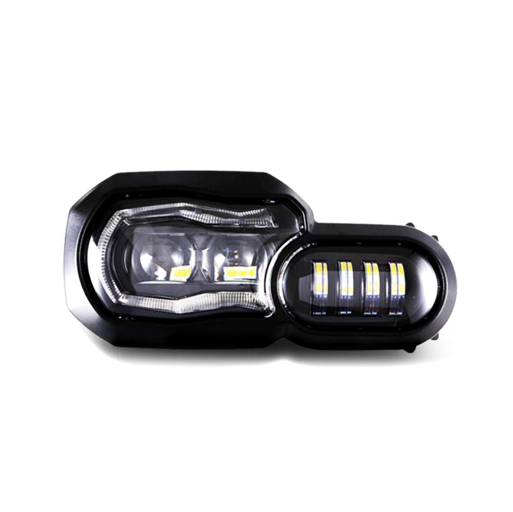 LED Scheinwerfer QL2 für BMW F 800 GS/Adventure 08-18 Hauptscheinwerfer ECE