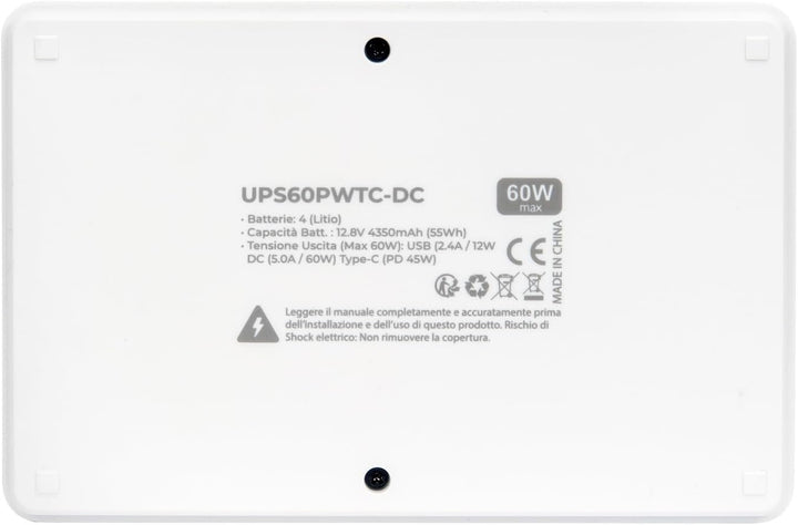 VulTech UPS60PWTC-DC Mini USV 4350 mAh 60 Watt 0ms Tragbare Unterbrechungsgruppe für Router Wireless