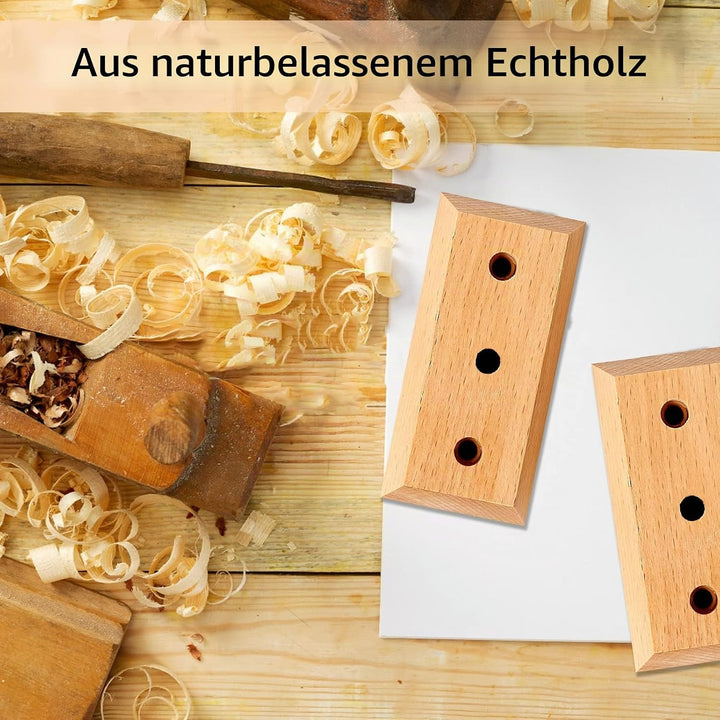 DOMMI Gitarrenhalterung Wand 4 Pack, Gitarrenhalter für die Wand mit Verstellbaren Weichen Gitarrenh