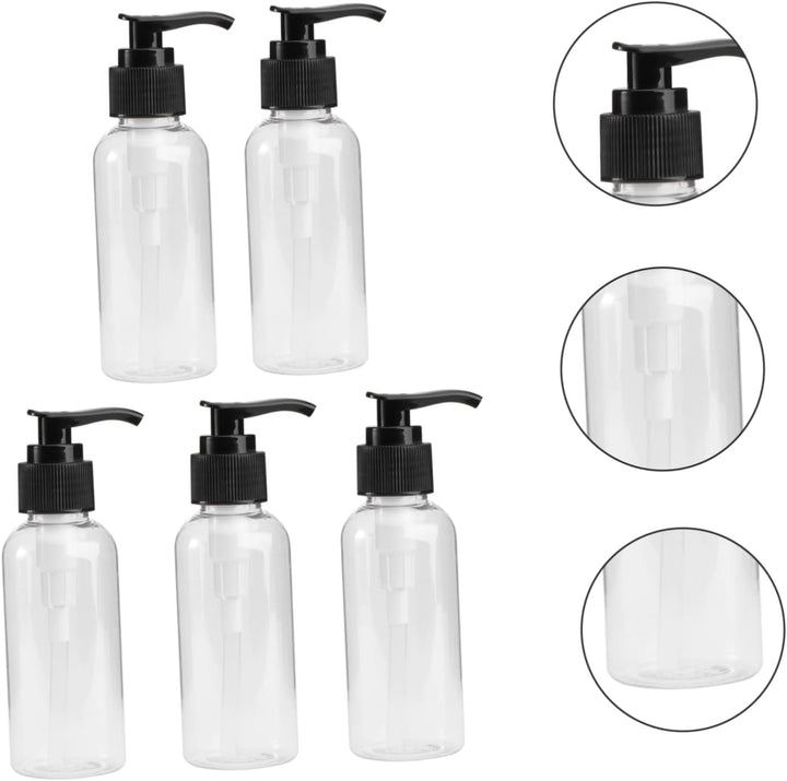 5st Seifenspender Badezimmer Leere Kosmetik Pumpflasche Zum Befüllen Plastiklotionsflasche Leere Pum