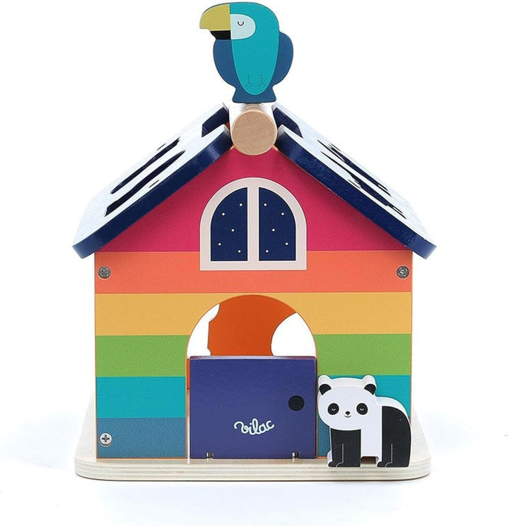 Vilac 7404 Andy Westface Regenbogen Haus, Mehrfarbig