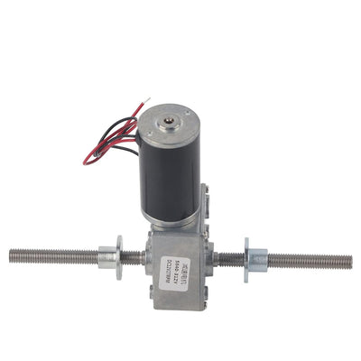 12V Getriebemotor mit hohem Drehmoment, M8 Doppelwellen 1280 Motor Schnecken Getriebemotor Koaxial U