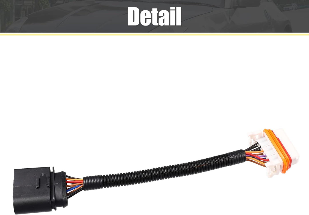 X AUTOHAUX Neue Kabelbaumadapter für Scheinwerferstecker Links Rechts 7L6971071A