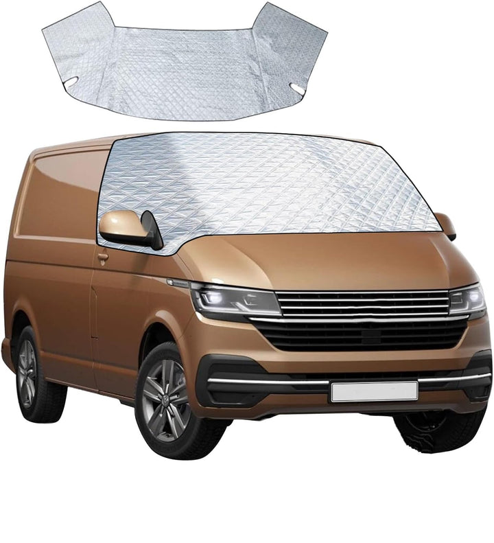 YWNYT Windschutzscheibenabdeckung für VW T6, mit innerer Baumwolle, Frontscheiben-Wickelabdeckung, f
