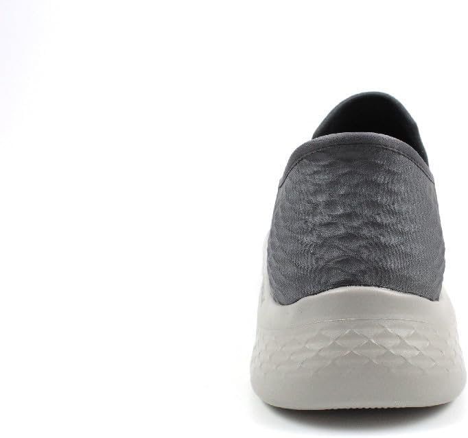Skechers Herren Go Walk Flex Hausschuh 40 EU Dark Grey Textile, 40 EU Dark Grey Textile