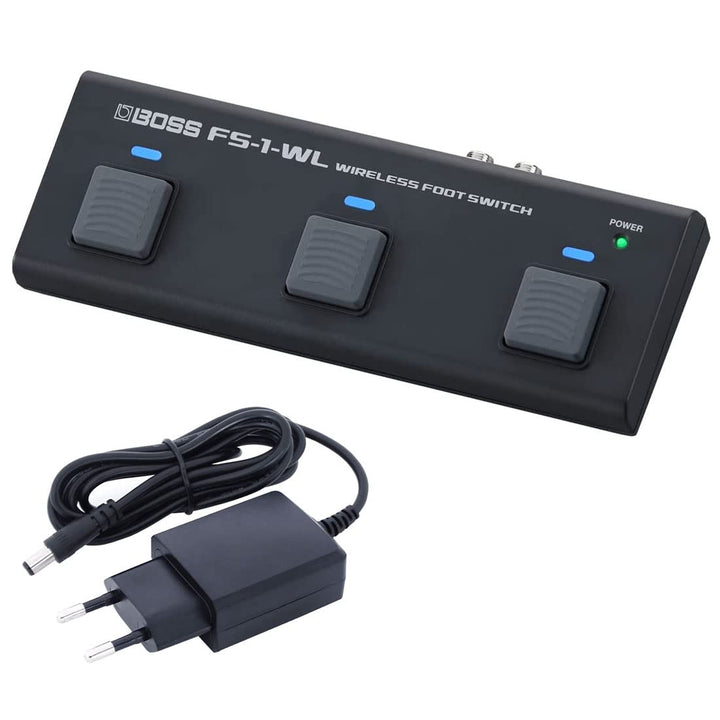 Boss FS-1-WL Bluetooth Fussschalter MIDI Controller + keepdrum Netzteil