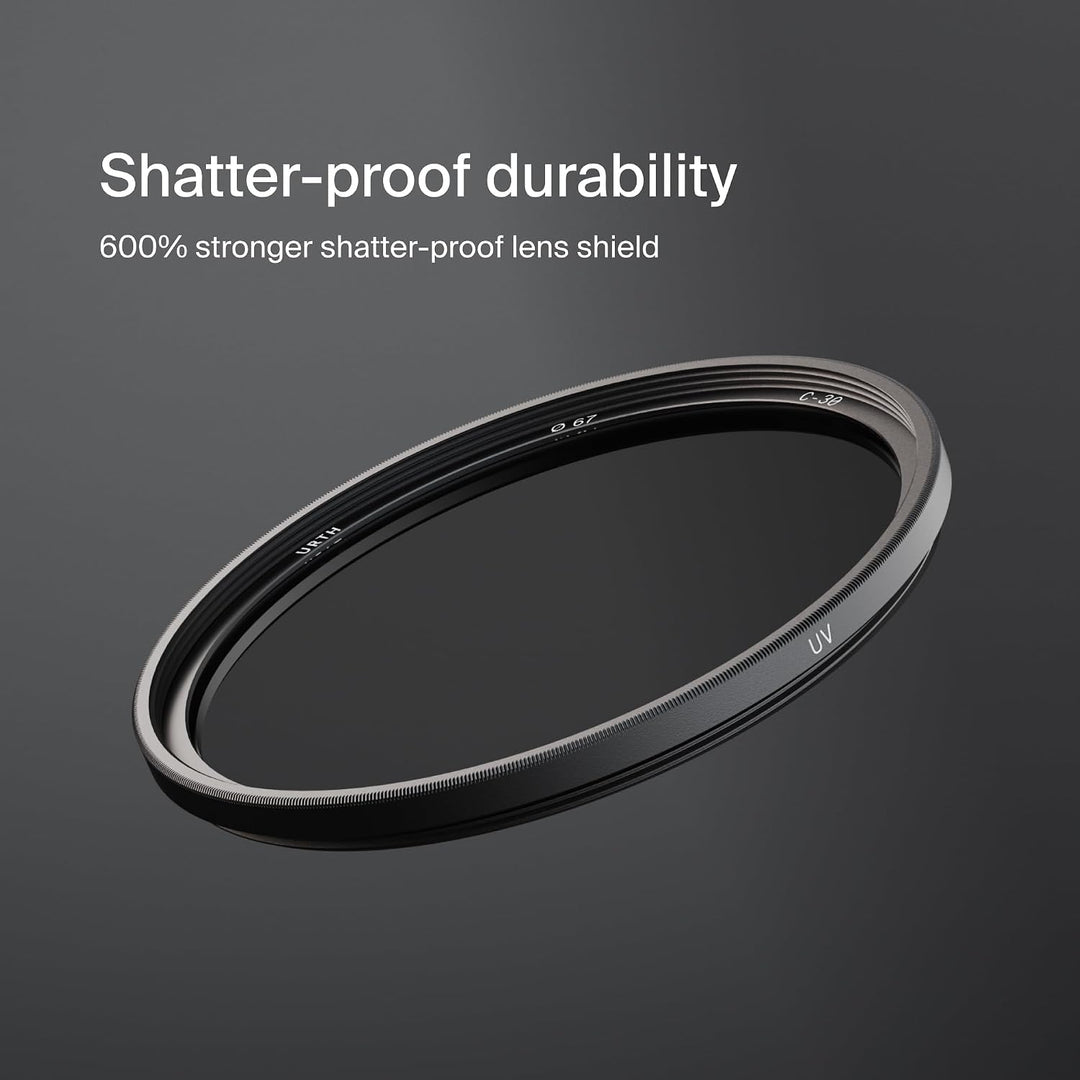 Urth 77 mm UV Filter (Plus+) 77mm Schwarz, 77mm Schwarz