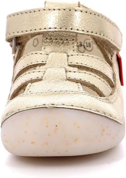 Kickers Unisex Kinder SushyMary Jane Schuh 18 EU Beige Champagne, 18 EU Beige Champagne