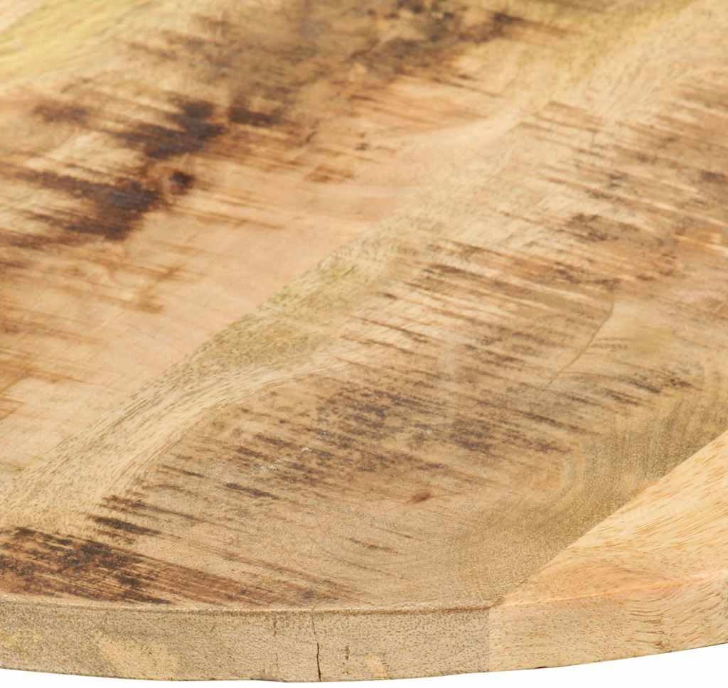 vidaXL Mangoholz Massiv Tischplatte Massivholzplatte Holzplatte Ersatztischplatte Holz Platte für Es