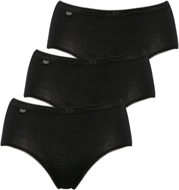 Sloggi Damen Slip (4er Pack) 38 Schwarz, 38 Schwarz