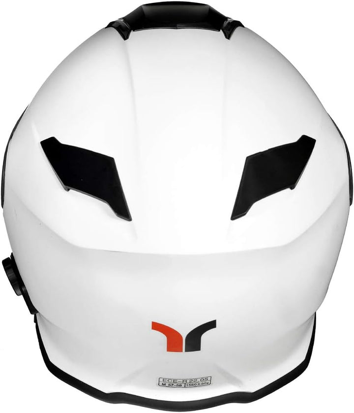 RS-983 Bluetooth Klapphelm Motorradhelm Conzept Motorrad Modular Helm rueger Matt Weiss XS (53-54),