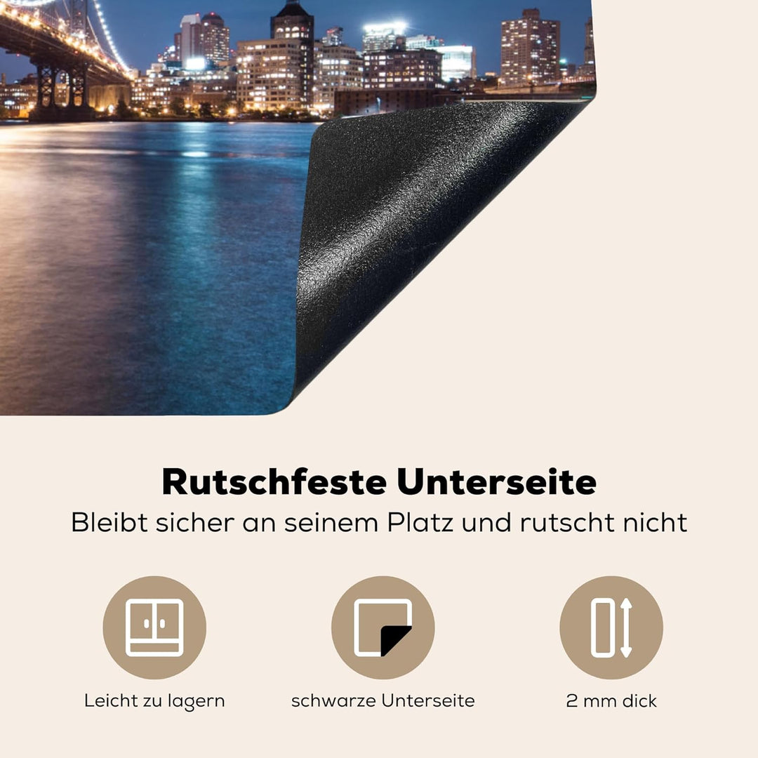 KitchenYeah© Herdabdeckplatte Einteilig Küche Herdabdeckung Induktionsfeld Ceranfeld Herdabdeckplatt