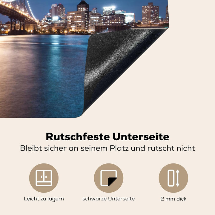 KitchenYeah© Herdabdeckplatte Einteilig Küche Herdabdeckung Induktionsfeld Ceranfeld Herdabdeckplatt