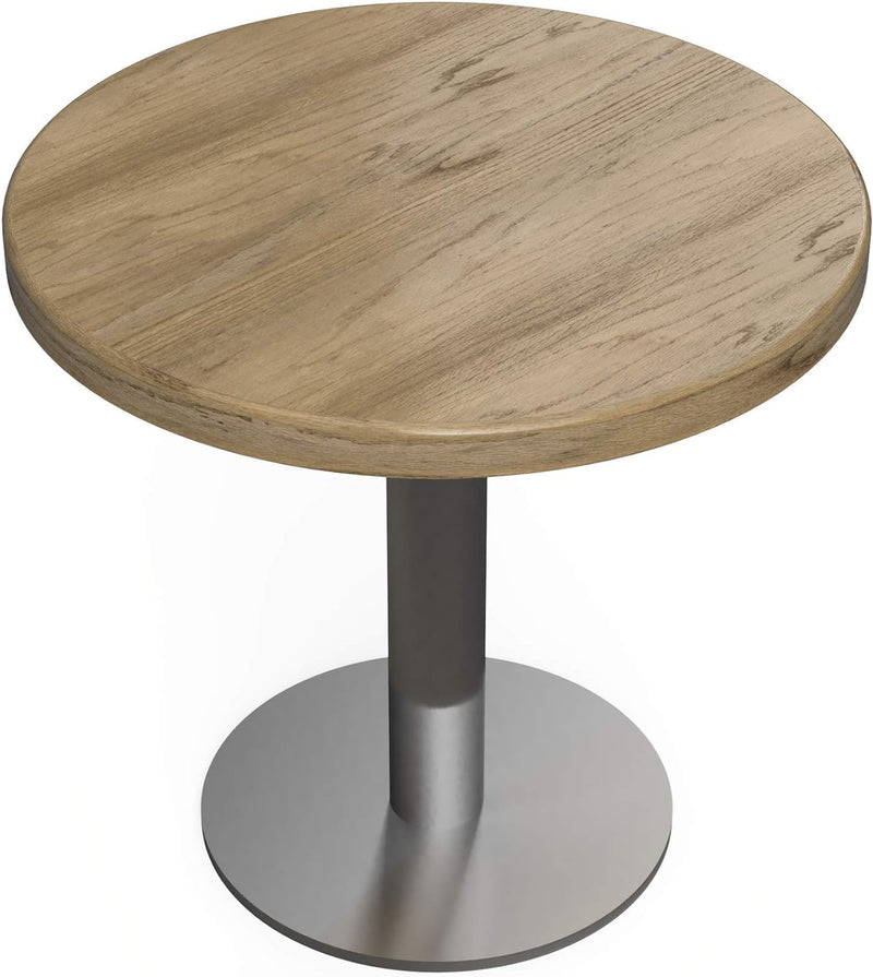 SINGLE Untergestell Rund aus EDELSTAHL Höhe 71CM - Tischgestell Bistrotisch