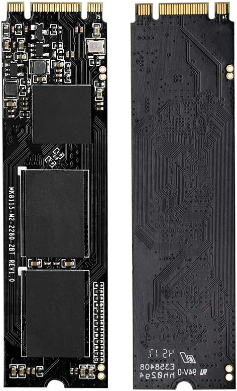 KingSpec 512GB M.2 SSD 2280, Interne Solid State Hard Drive-SATA iii 6Gb/s, M2 NGFF Disco Duro für D