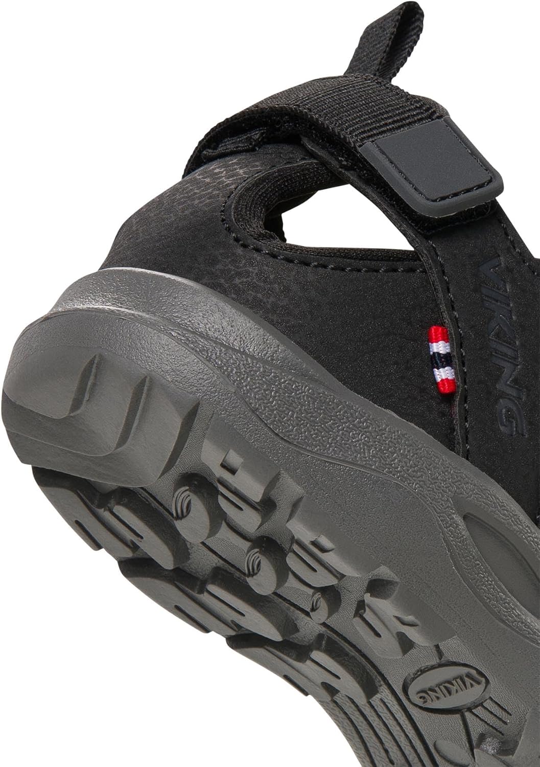 Viking Unisex Kinder Adventure Sandal 32 EU Weit Black Charcoal, 32 EU Weit Black Charcoal
