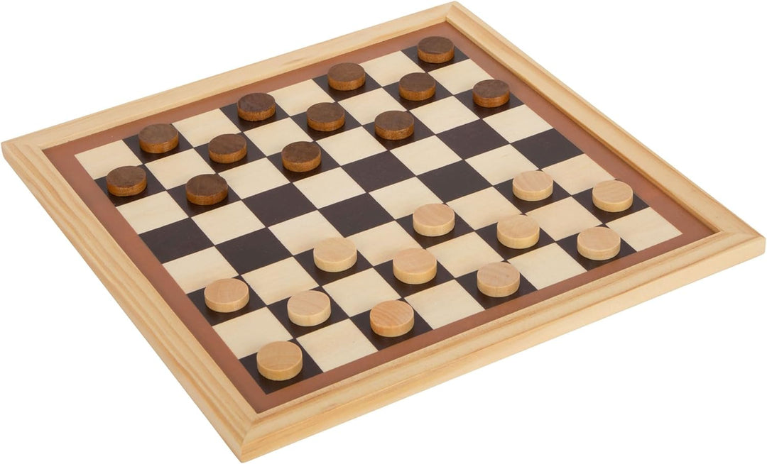 small Foot Spielesammlung 7 Klassiker aus Holz, Gesellschaftsspiele für die ganze Familie, für Kinde