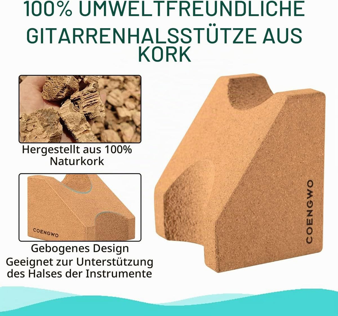 COENGWO Gitarren Halsstütze, Gitarre Halsstütze Cradle Saiteninstrument Nackenstütze Gitarrenbauer T