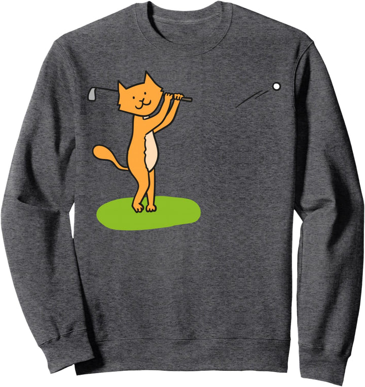 Golf Katze / Golfende Katze Sweatshirt
