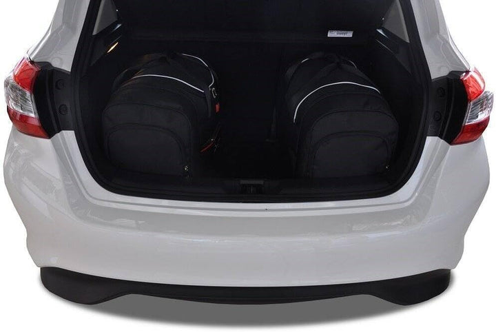 KJUST Dedizierte Reisetaschen 4 stk kompatibel mit NISSAN PULSAR I 2014-2018