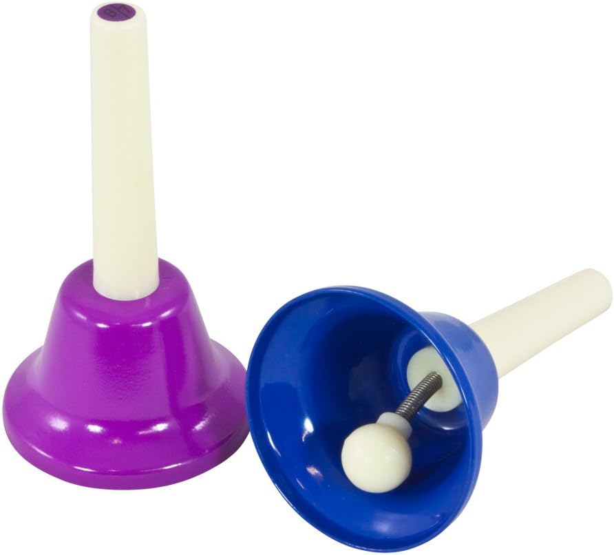 Percussion Workshop Handglocken für C-Dur-Tonleiter in entsprechenden Farben (für jeden Ton andere F
