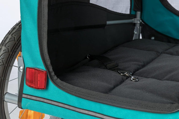 TRIXIE hondenfietskar Limited Edition zwart/Turquoise 80x75x86 cm tot 30 kg