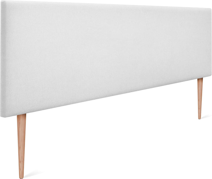 DHOME Kopfteil aus Kunstleder oder Stoff AQUALINE Glattes gepolstertes Kopfteil Luxusbett Kopfteil (