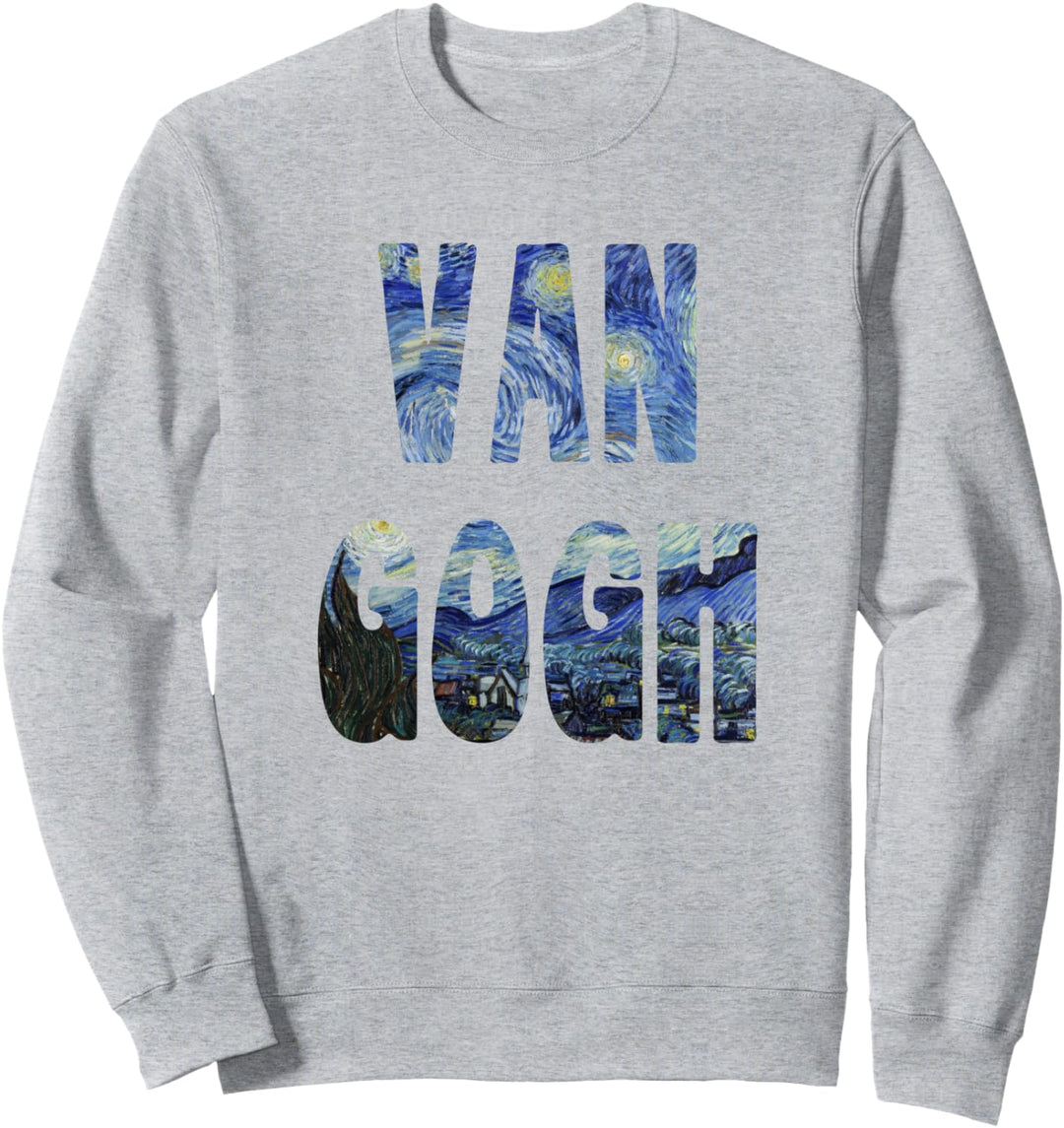 Sternennacht Van Gogh Kunstgemälde Van Gogh Impressionismus Sweatshirt