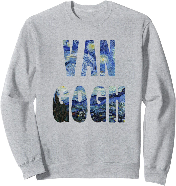 Sternennacht Van Gogh Kunstgemälde Van Gogh Impressionismus Sweatshirt