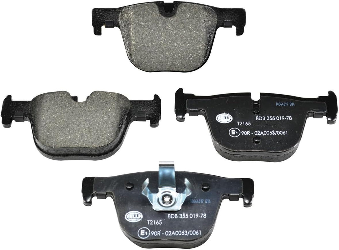HELLA PAGID 8DB 355 019-781 Bremsbelagsatz - T2165 - Dicke/Stärke: 17.3mm - Bremssystem: Teves - für