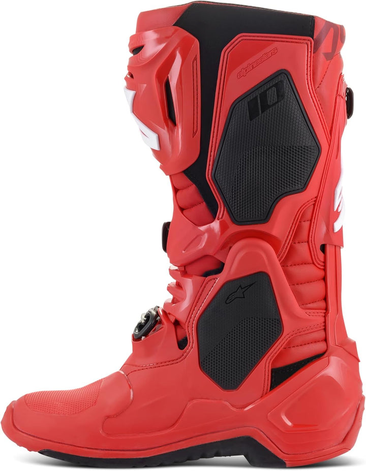 Alpinestars Motocross-Stiefel Tech 10 Rot Gr. 48 48 EU Rot, 48 EU Rot