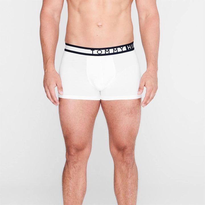 Tommy Hilfiger Herren 3er Pack Boxershorts Trunks Unterwäsche S Mehrfarbig (Navyblazer/Tangored/Pvhw