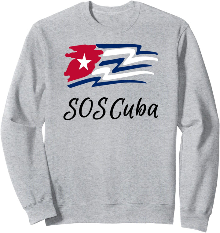 Patria Y Vida Cuban Flag Bandera Cubana Cuba Libre Sweatshirt
