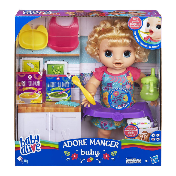 Baby Alive Puppe, Blonde Haar Blonde Haare., Blonde Haare.