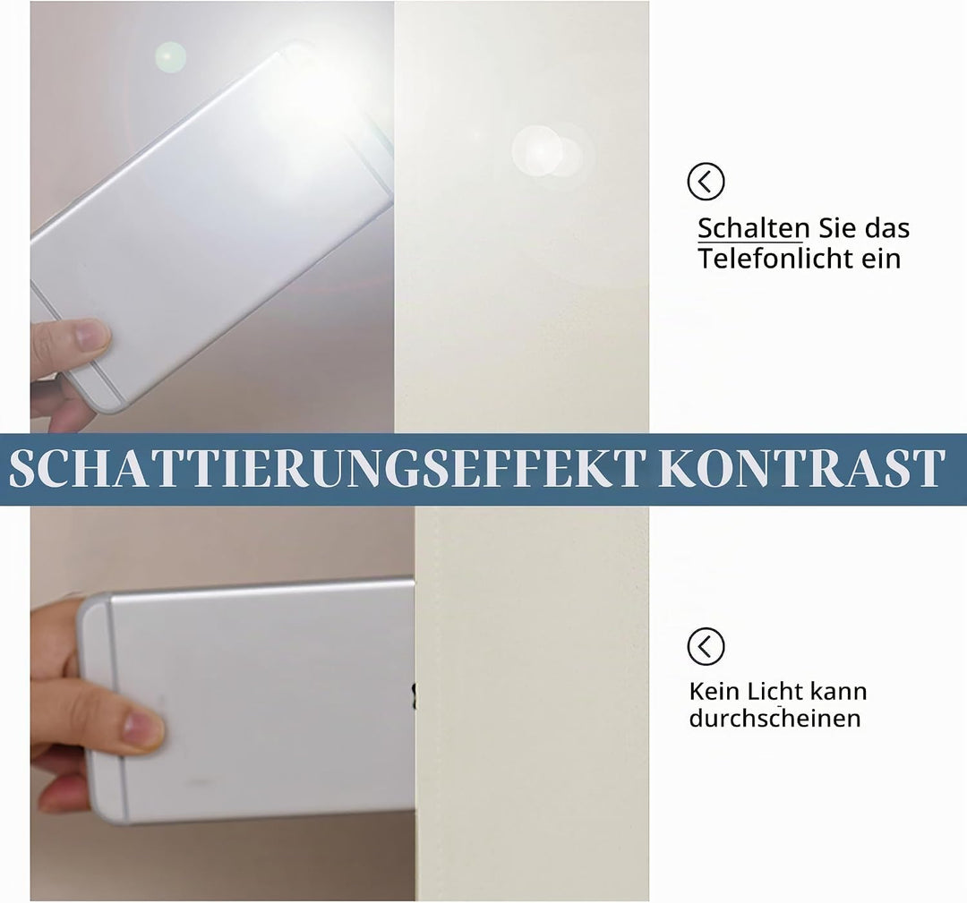 PONY DANCE 100% Blickdichte Vorhänge mit Ösen 2er Set Dreilagiger Schallschutz Vorhang mit Abnehmbar