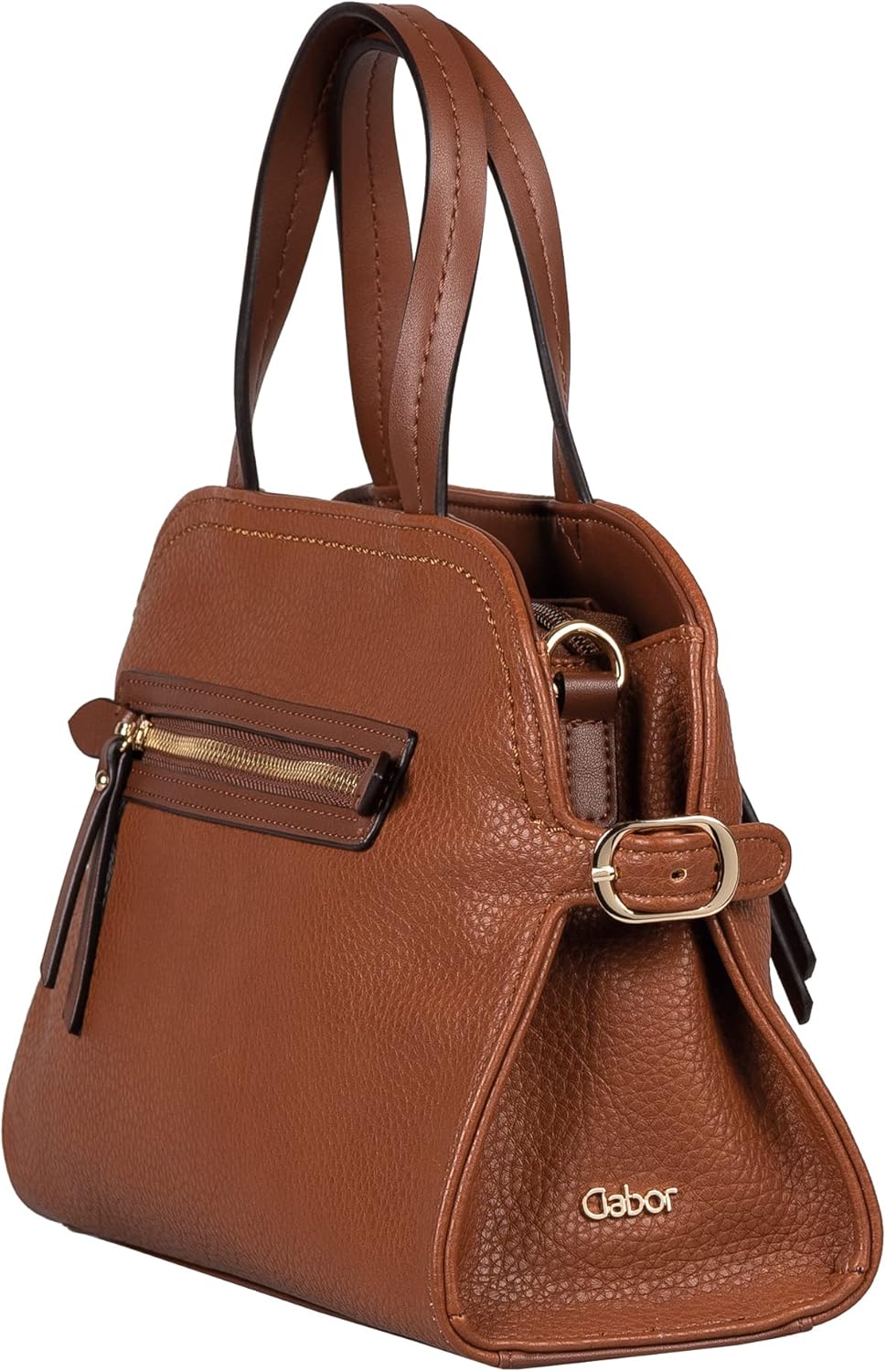 Gabor bags Neomi Damen Shopper Umhängetasche Reissverschluss Klein Braun