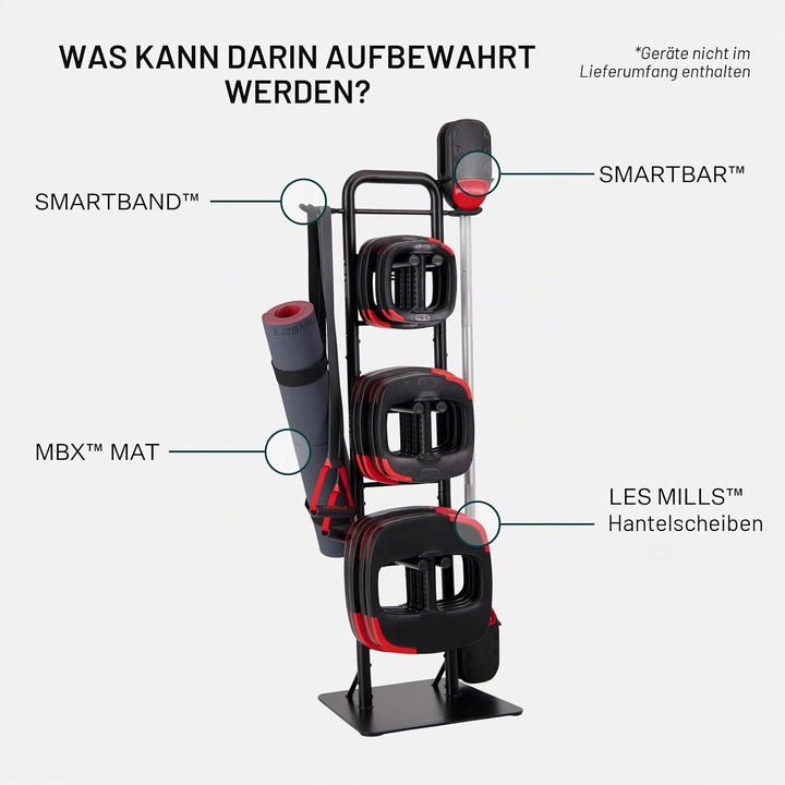 Les Mills™ Vertikales Storage Rack für Trainingsequipment