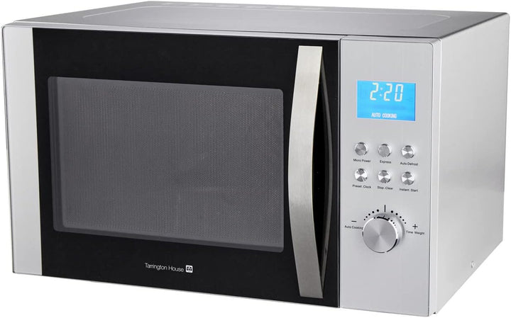 Tarrington House Mikrowelle MWD5130, 1000 W, 30 Liter, digitales Display, mit 6 Koch-Stufen, inkl. A